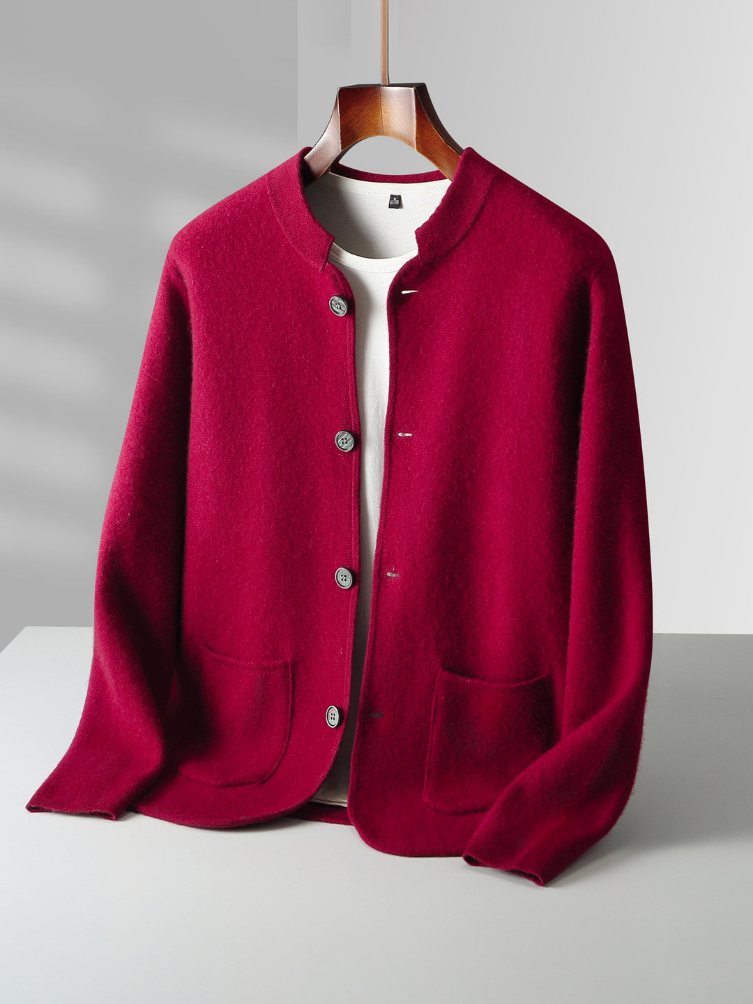 Montari Wool Button-Up Cardigan