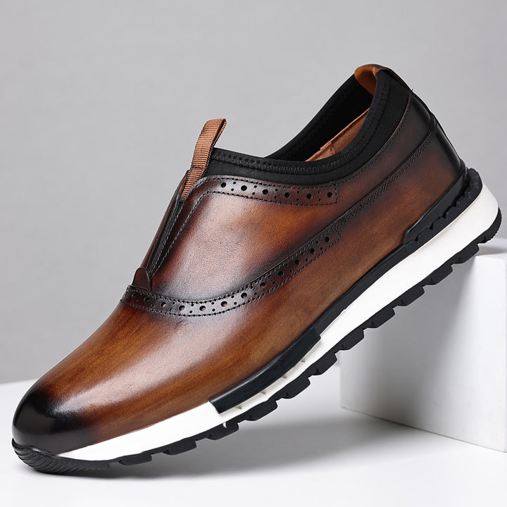 Santino Men's Genuine Leather Oxford Shoes