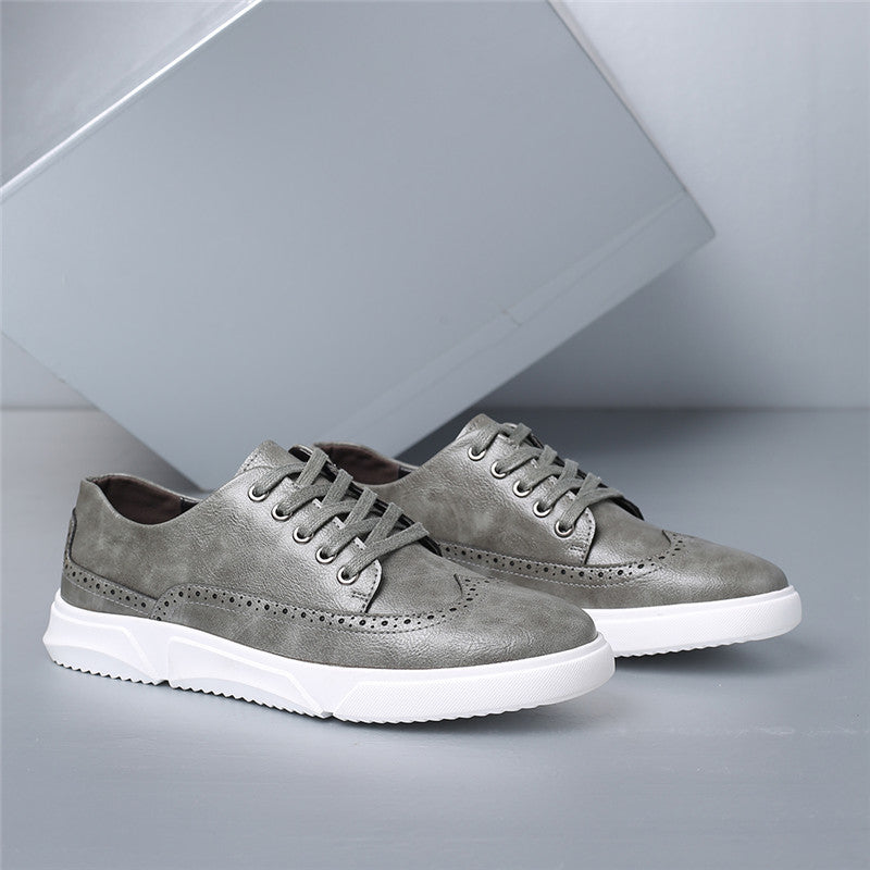 Savonti Men's Leather Low-Top Sneakers