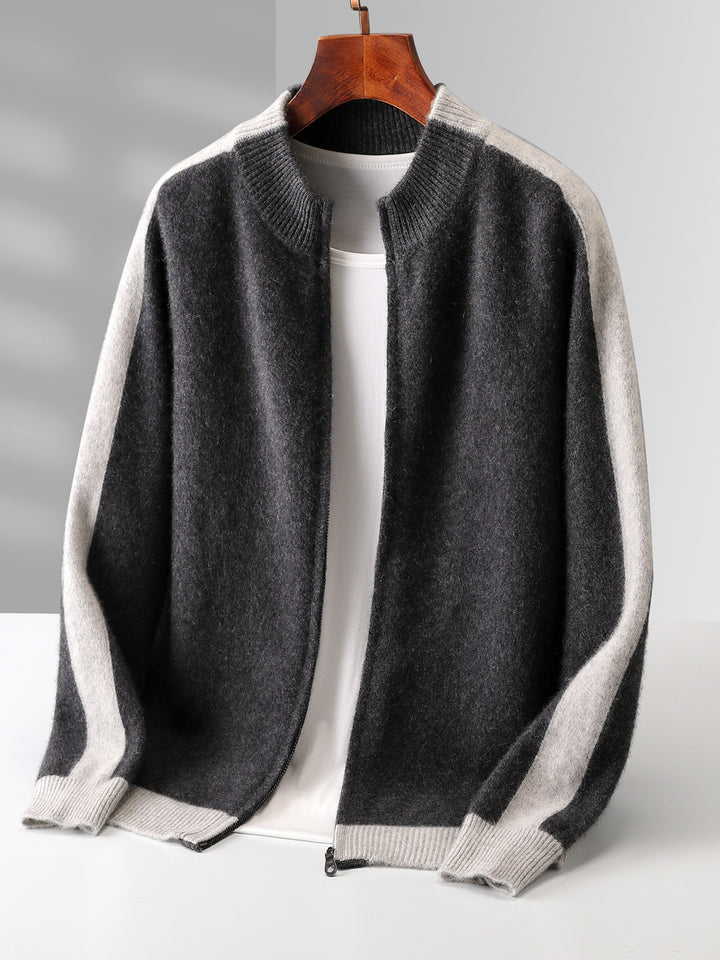 Bellori Wool Zip-Up Sweater