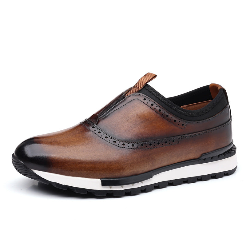 Santino Men's Genuine Leather Oxford Shoes