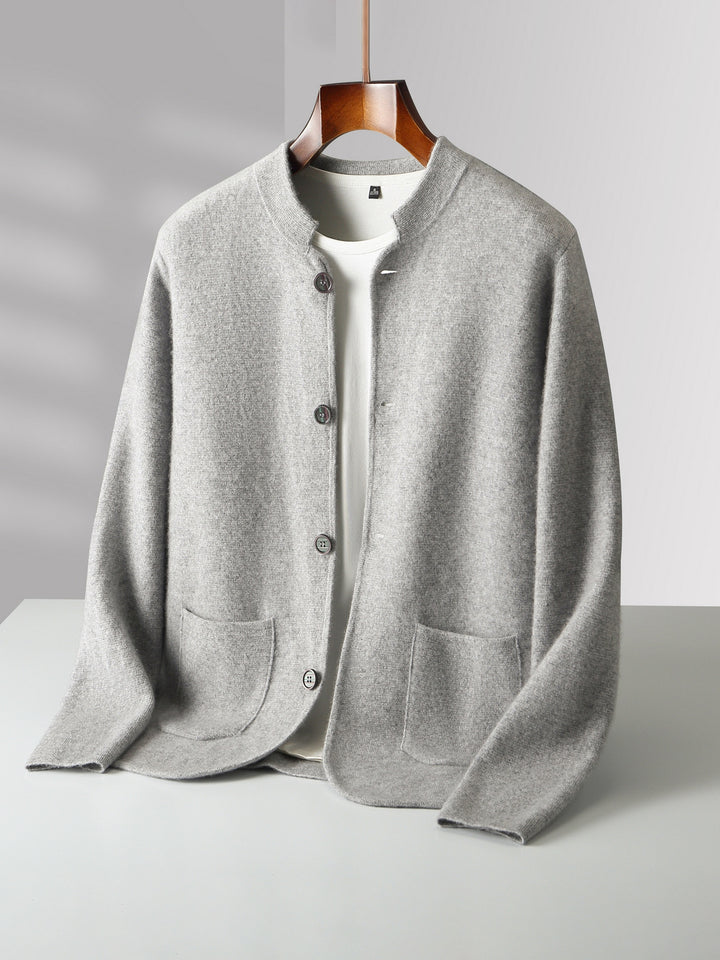 Montari Wool Button-Up Cardigan
