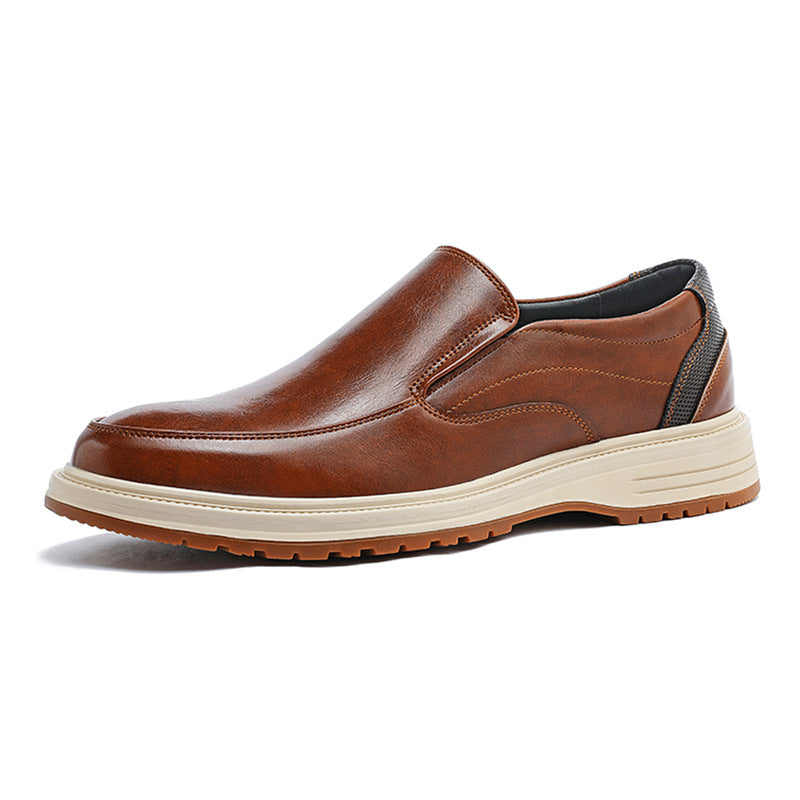 Savonti Men's Leather Slip-On Loafers