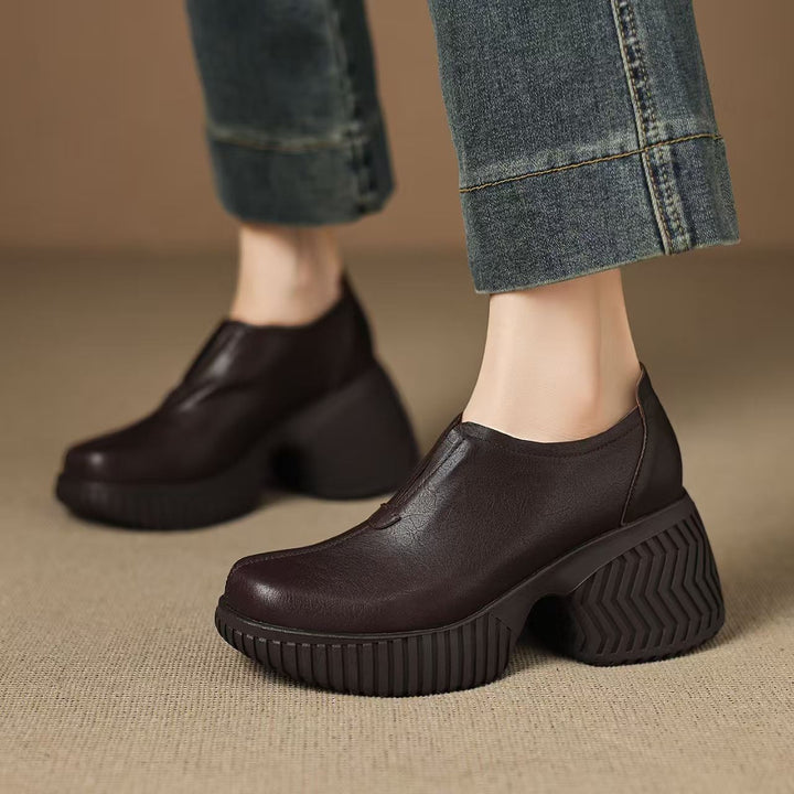 Leather Orthopedic Platform Shoes | Savona