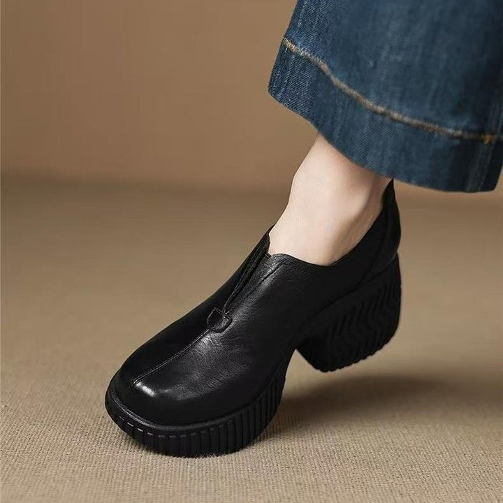 Leather Orthopedic Platform Shoes | Savona
