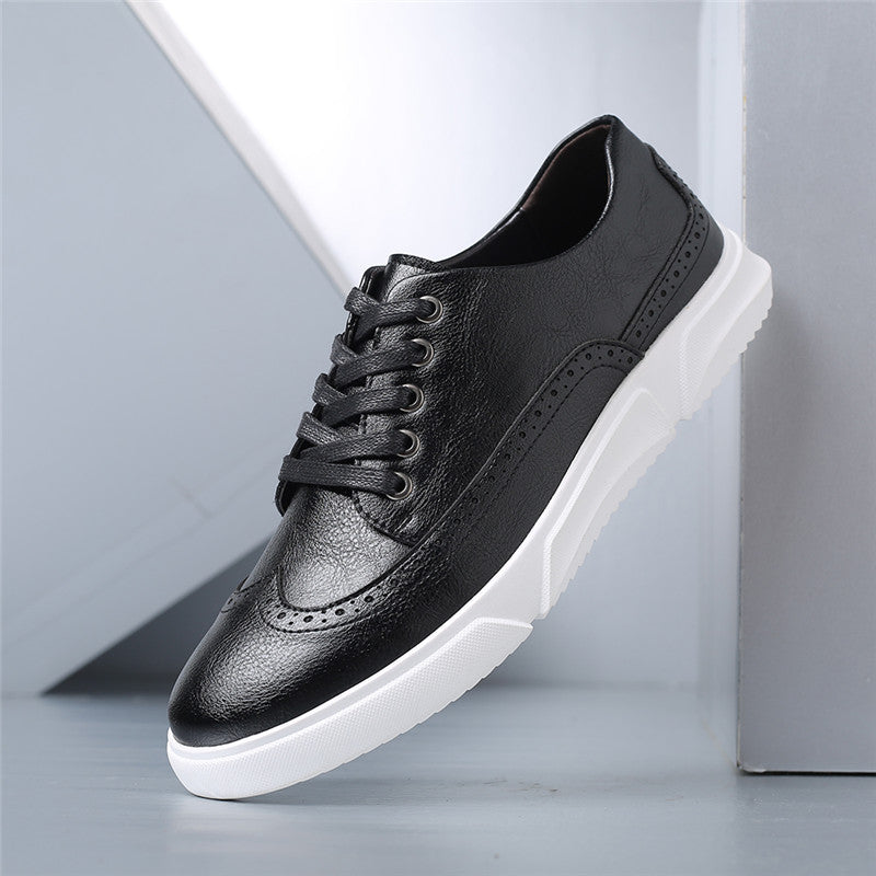 Savonti Men's Leather Low-Top Sneakers