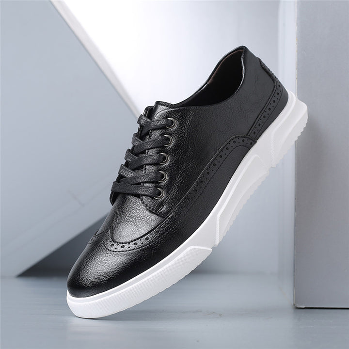 Savonti Men's Leather Low-Top Sneakers