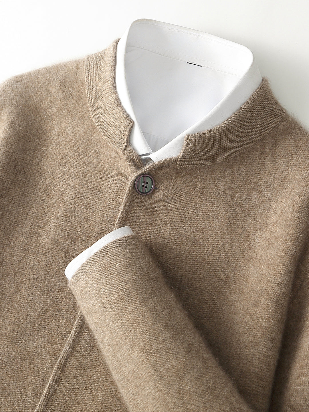Montari Wool Button-Up Cardigan