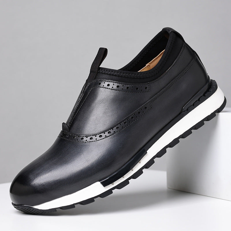 Santino Men's Genuine Leather Oxford Shoes