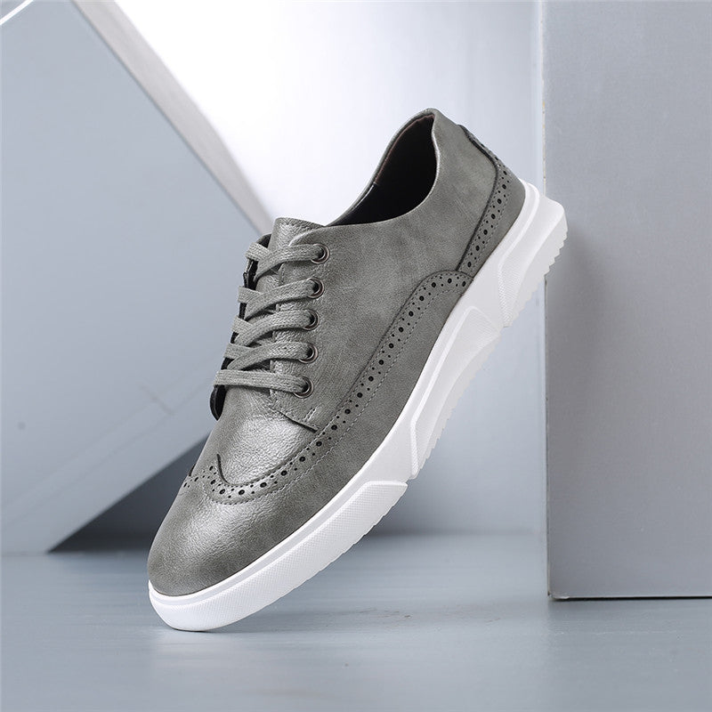 Savonti Men's Leather Low-Top Sneakers