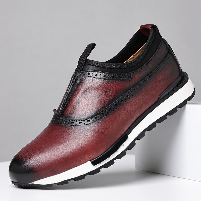 Santino Men's Genuine Leather Oxford Shoes