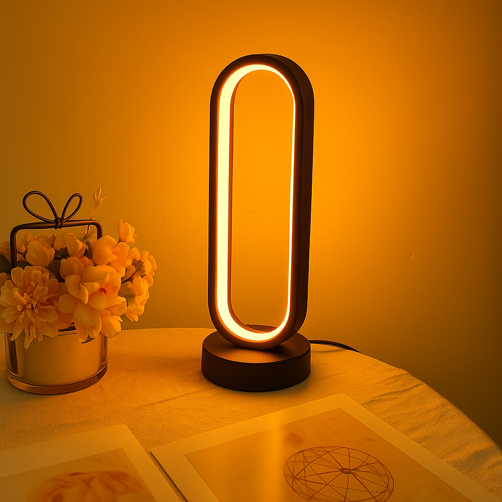 LED Glow Lamp – Eye-Safe Ambient Desk Light | Elara