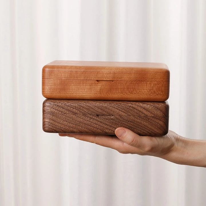 Wooden Jewelry Box – Handcrafted Organizer with Compartments