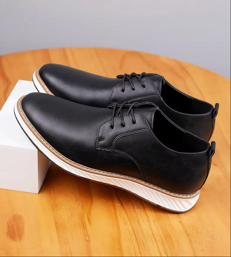 Men's Genuine Leather Orthopedic Sneakers | Savoni