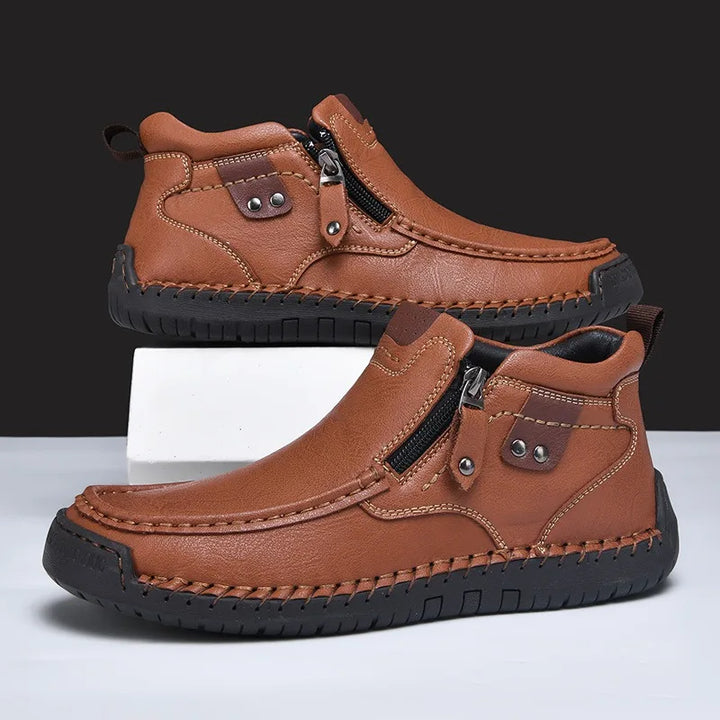 Savonti Leather Ankle Boots
