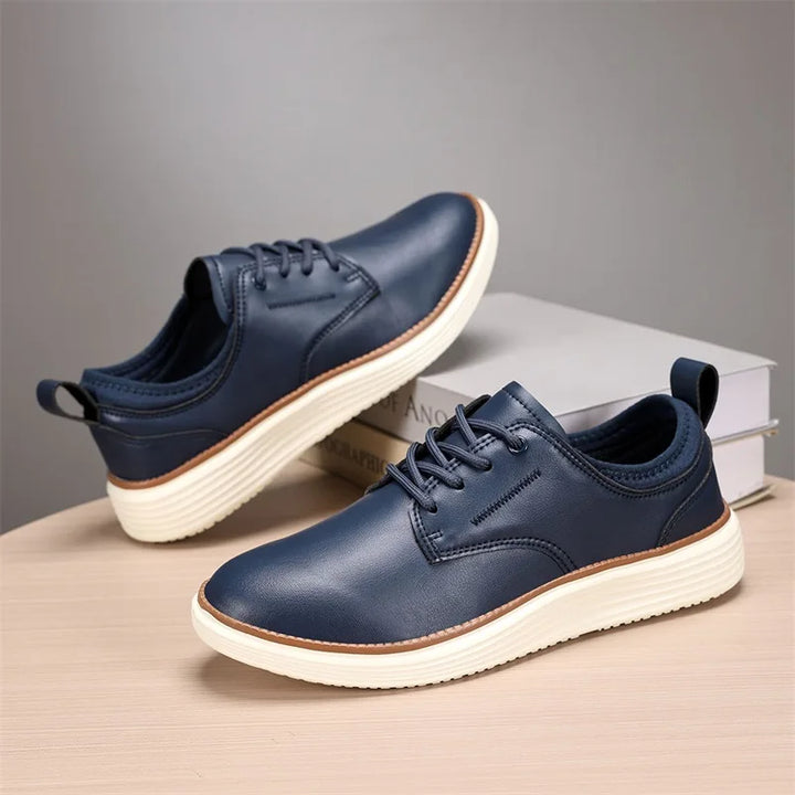 Men's Leather Lace-Up Shoes | Savoni