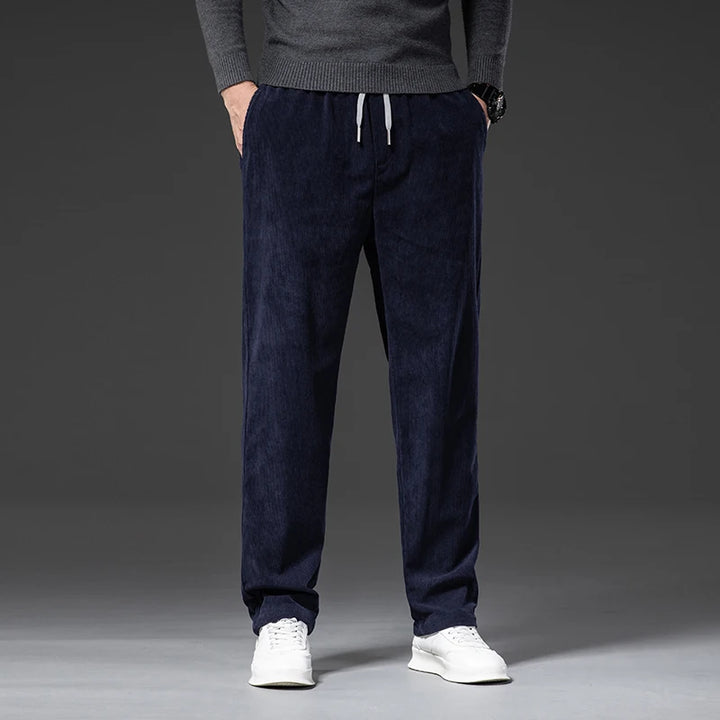 Men's Corduroy Pants with Drawstring | Savoni