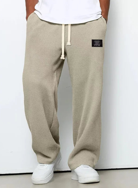 Men's Waffle Knit Drawstring Pants | Arden