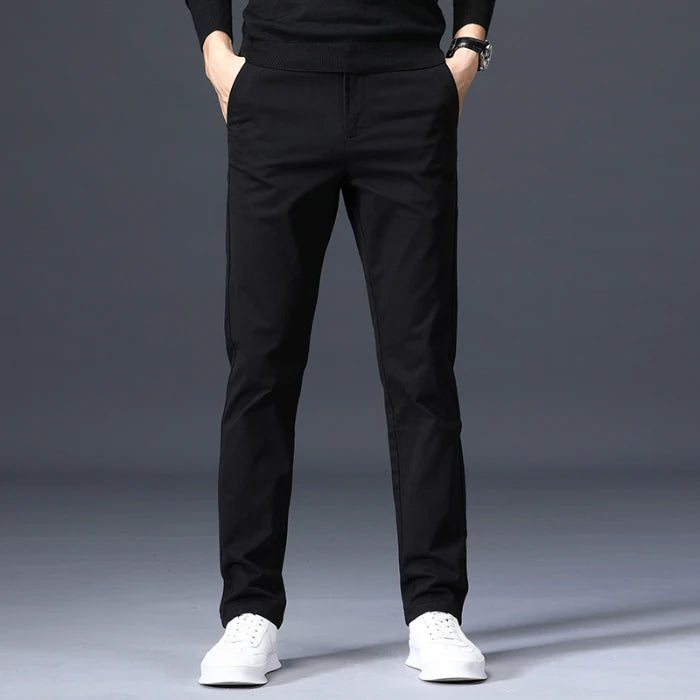 Cotton Trousers – Men's Slim-Fit Dress Pants | Savoni