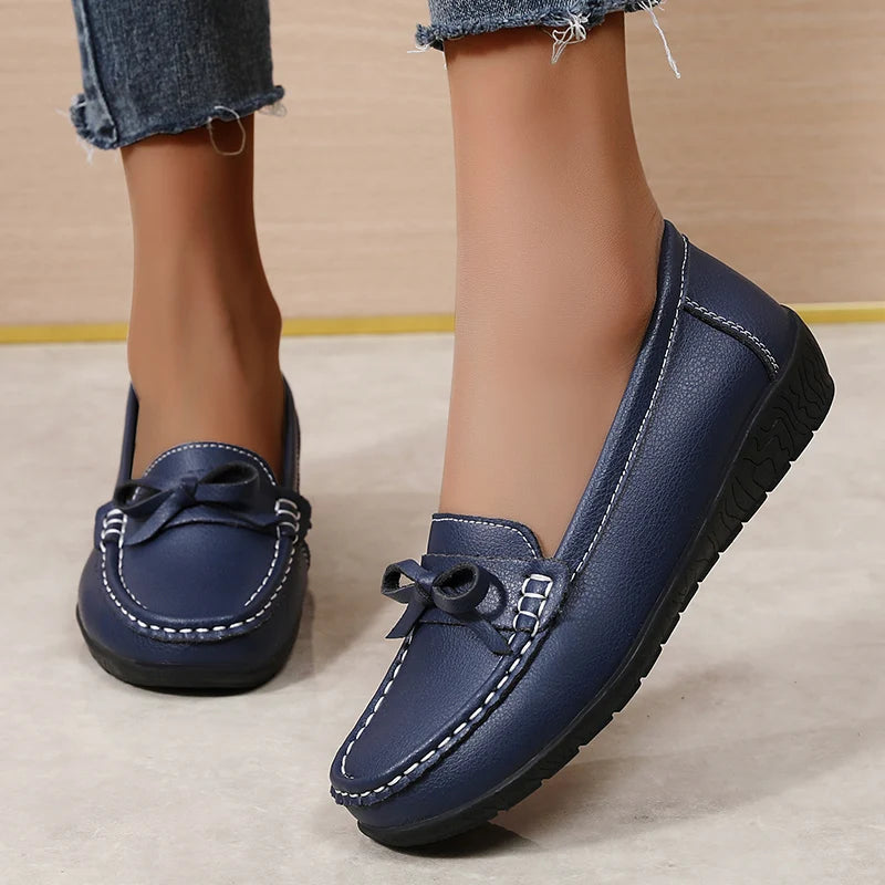 Leather Slip-On Shoes – Women's Orthopedic Loafers | Savona