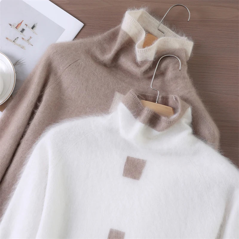 Women's Mink Cashmere Sweater | Savona