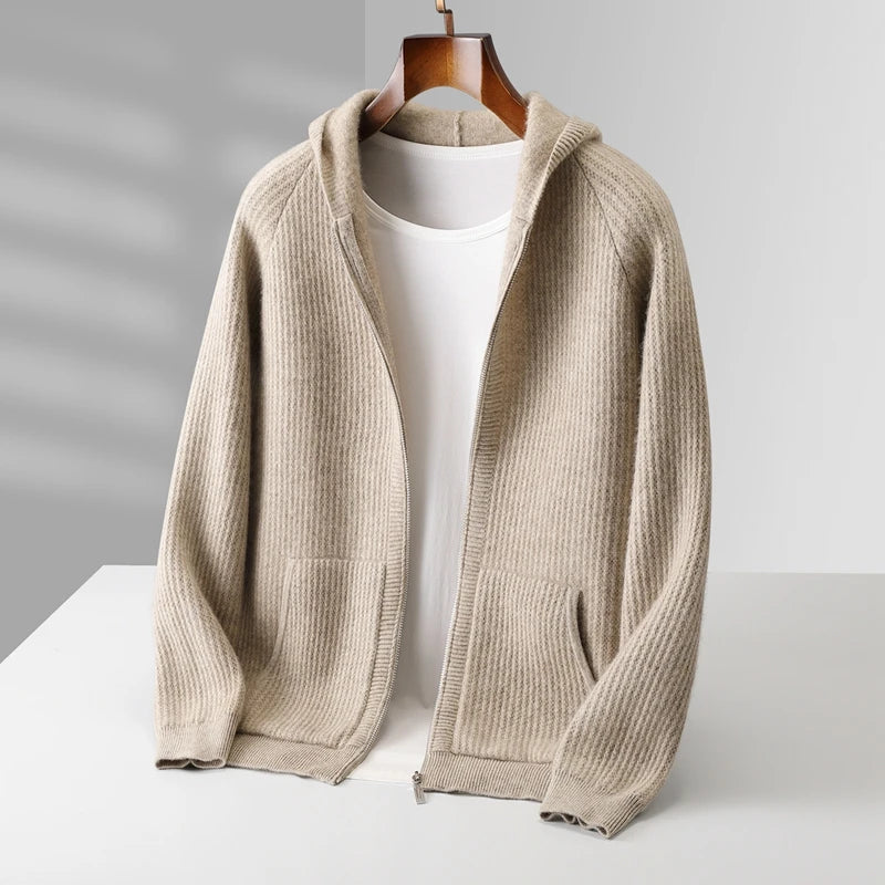 Savonti Wool Zip-Up Hoodie