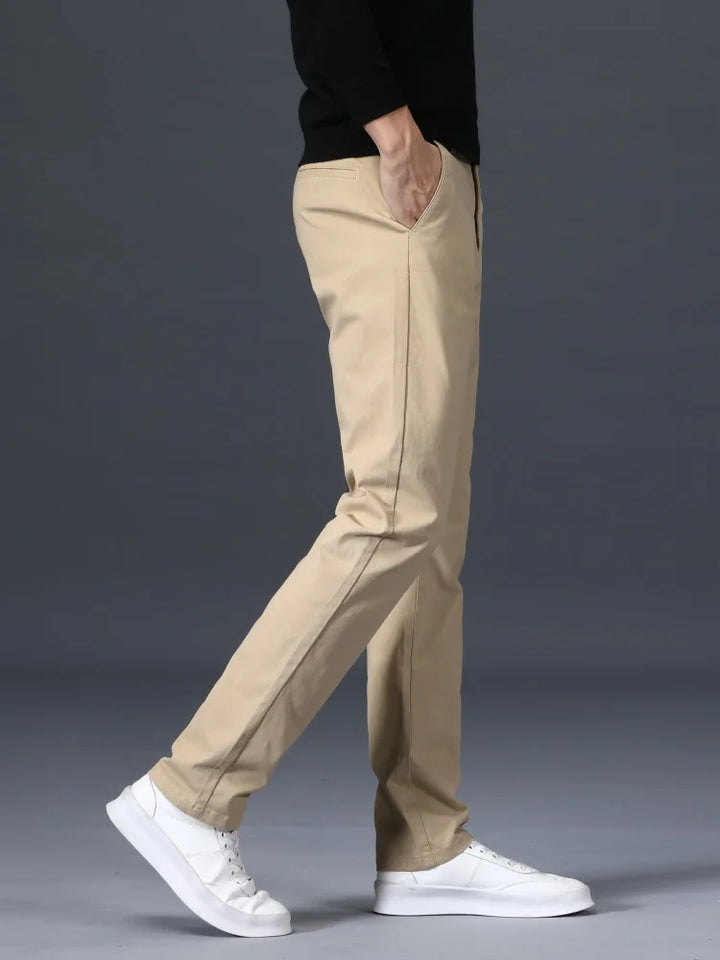 Cotton Trousers – Men's Slim-Fit Dress Pants | Savoni