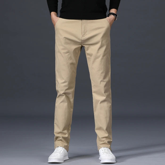 Cotton Trousers – Men's Slim-Fit Dress Pants | Savoni