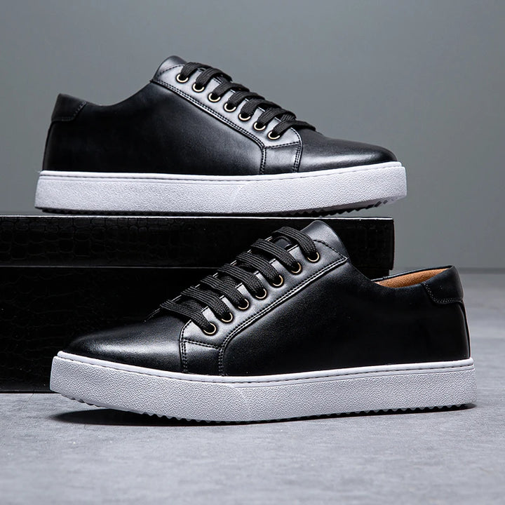 Men's Genuine Leather Sneakers | Savoni