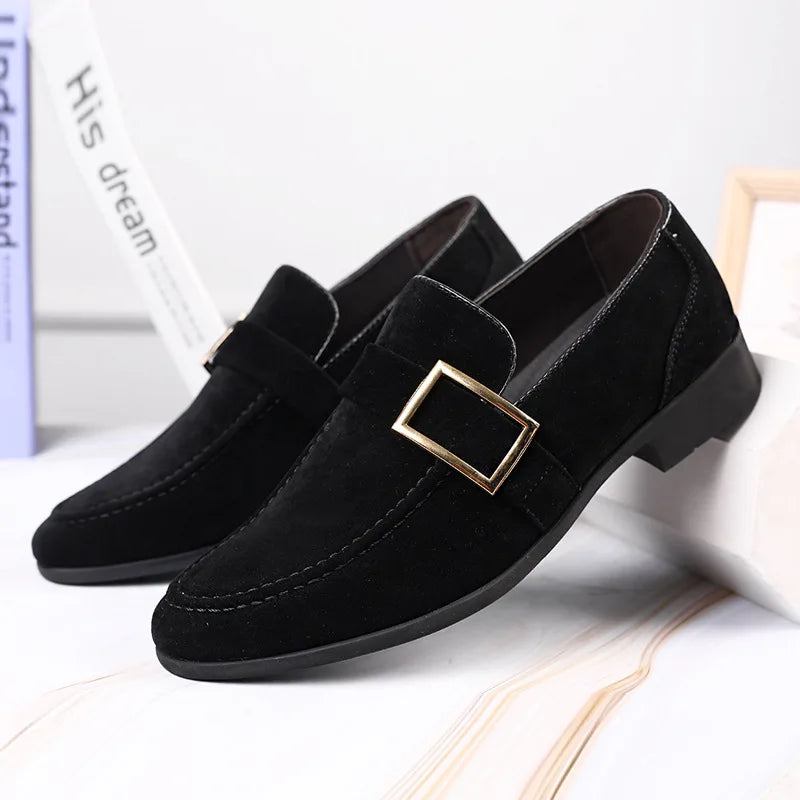 Leather Buckle Loafers – Men's Dress Shoes | Langston