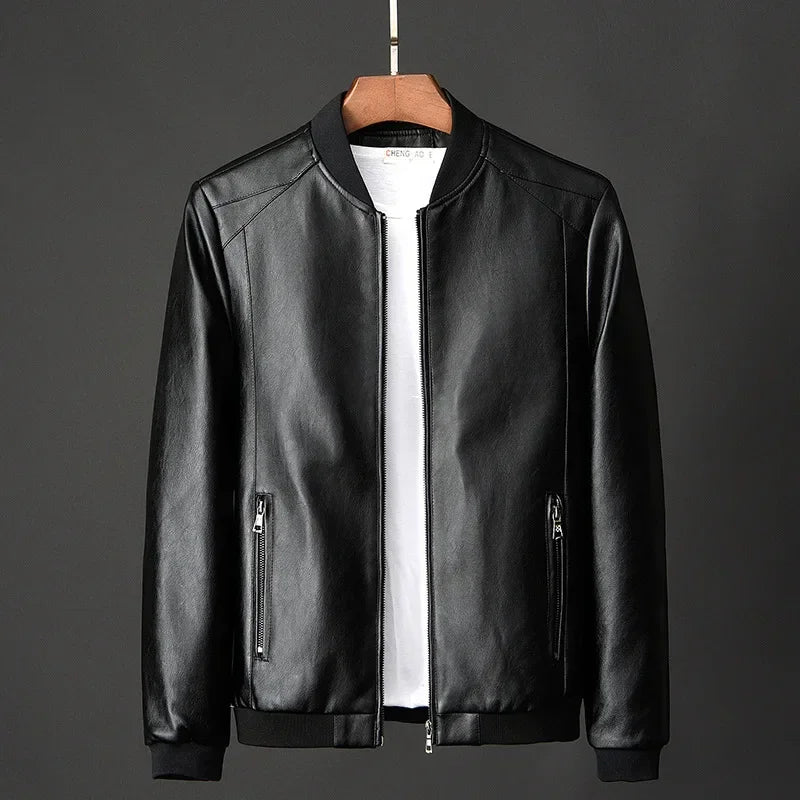 Verano Leather Zip-Up Jacket