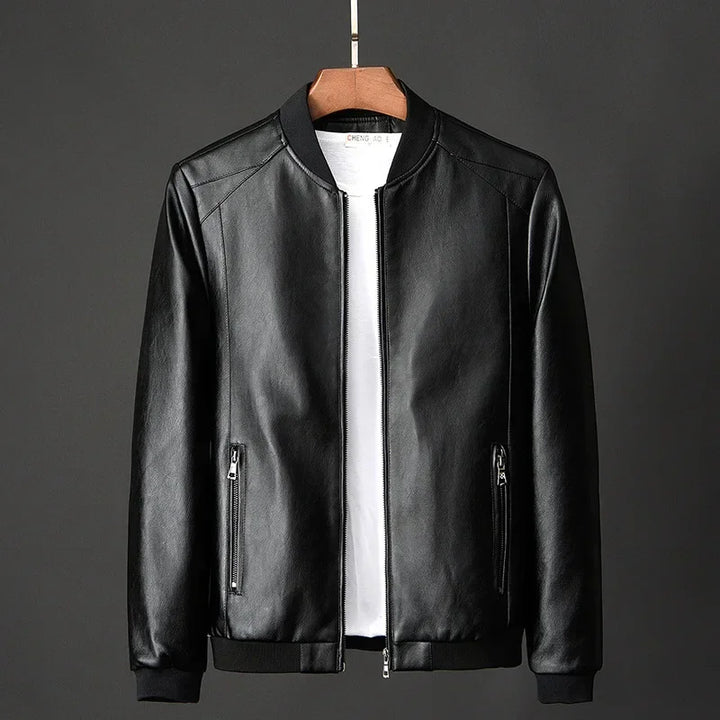 Verano Leather Zip-Up Jacket