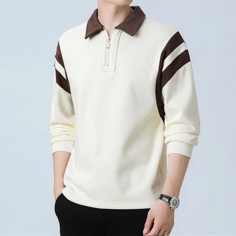 Quarter-Zip Pullover – Men's Cotton Blend Sweater | Verano