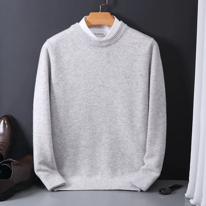 Cashmere Blend Sweater – Men's Soft Knit Pullover | Verano