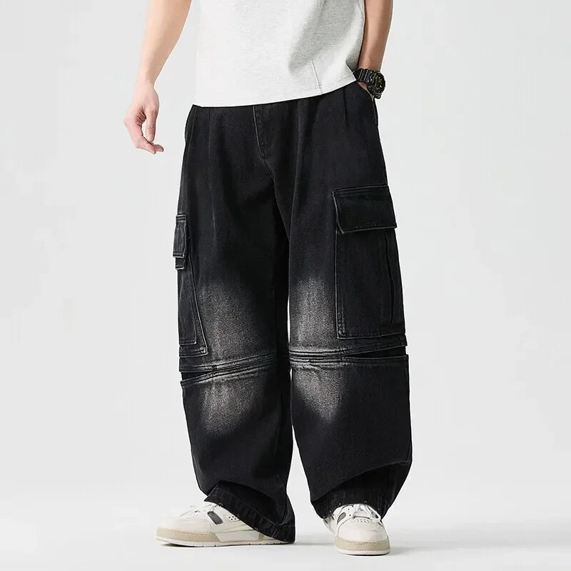 Men's Heavyweight Cargo Denim Jeans | Arden