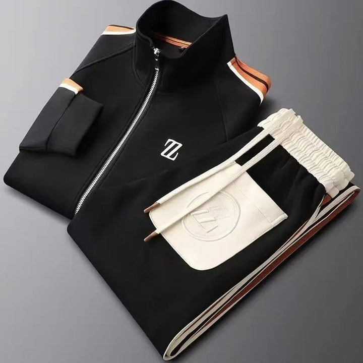 Stripe Tracksuit – Men's 2-Piece Jogger Set | Verano