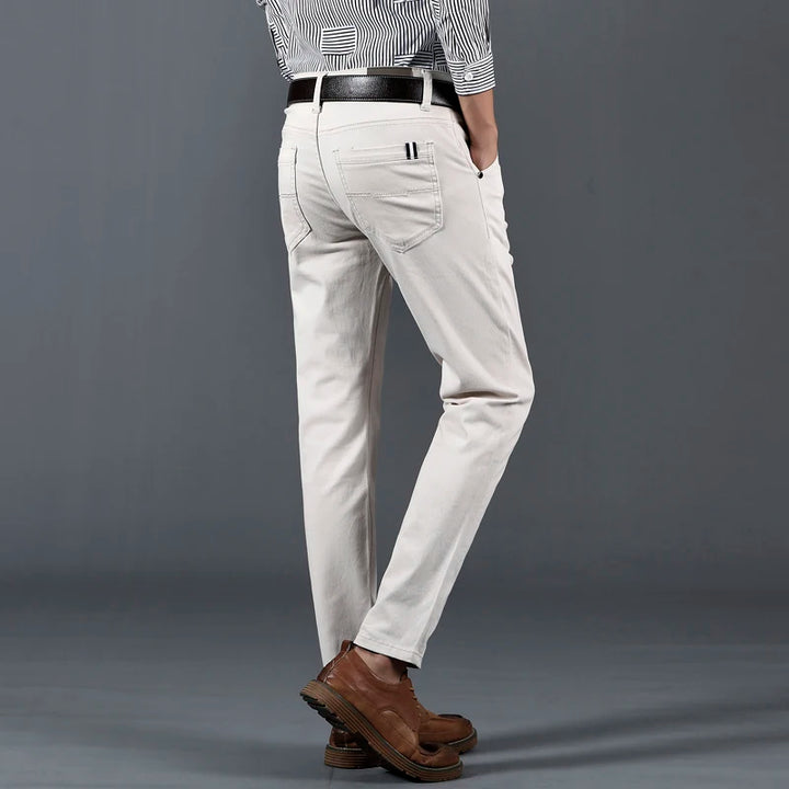 Slim Fit Trousers – Men's Cotton Dress Pants | Savoni