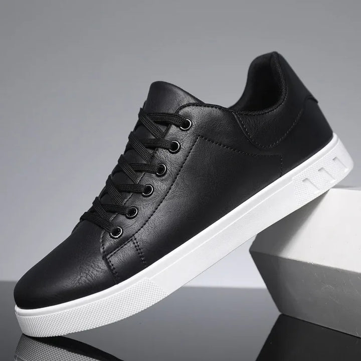 Leather Low-Top Sneakers – Men's Casual Shoes | Verano