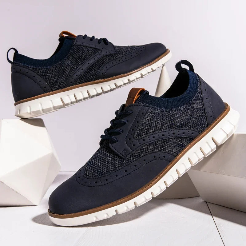Men's Leather Orthopedic Sneakers | Savoni