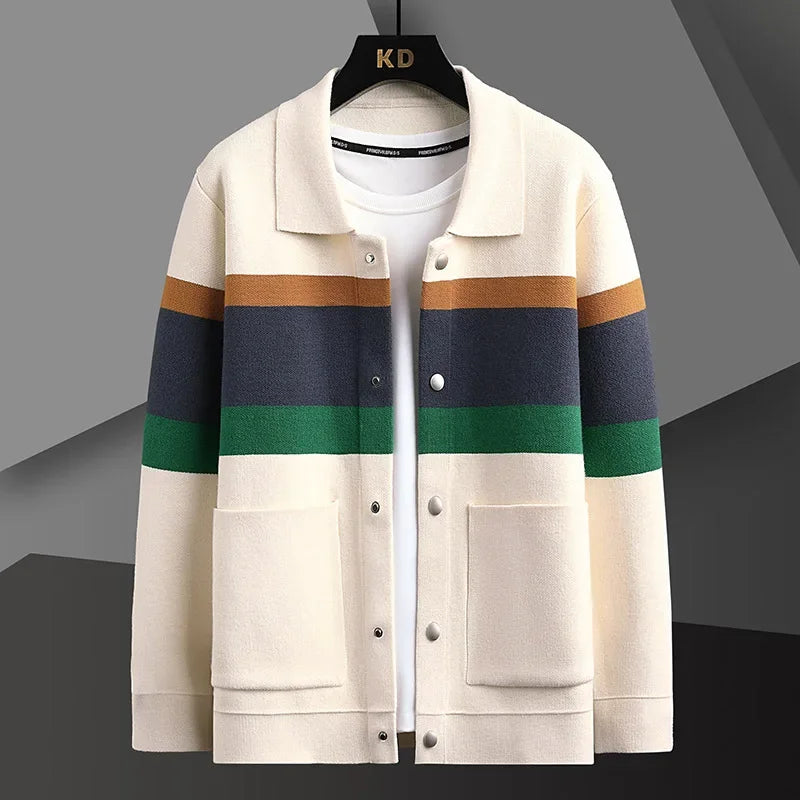 Button-Up Cardigan – Men's Sweater with Pockets | Verano