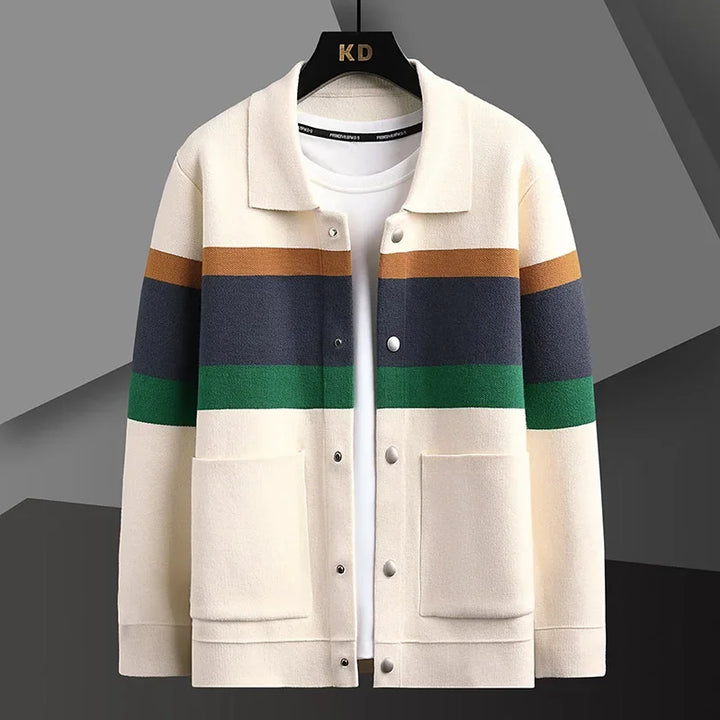 Button-Up Cardigan – Men's Sweater with Pockets | Verano