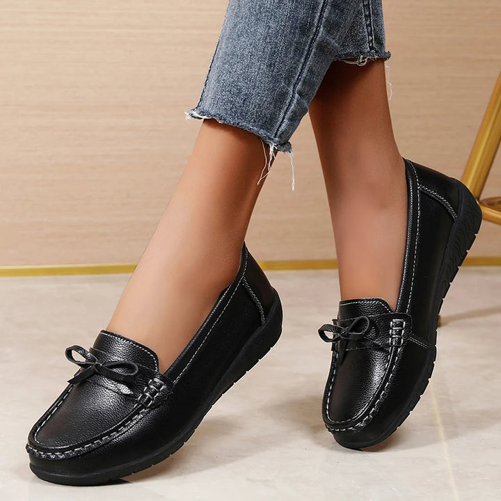 Leather Slip-On Shoes – Women's Orthopedic Loafers | Savona