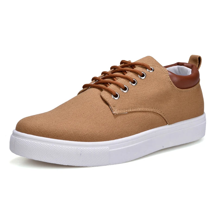 Men's Canvas & Leather Orthopedic Sneakers | Savoni