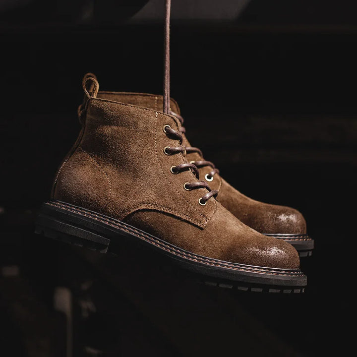 Leather Lace-Up Ankle Boots – Men's Casual Outdoor Boots | Voyage