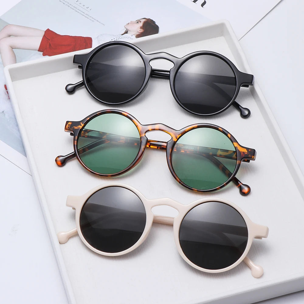 Round Frame Sunglasses – Retro UV400 Shades | Eclipse