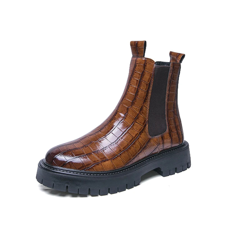 Savino Leather Chelsea Boots