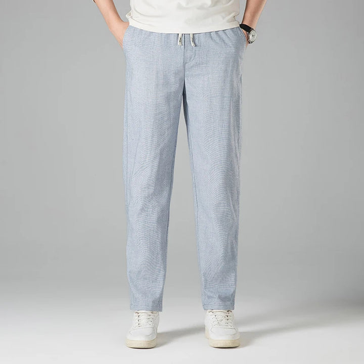 Men's Linen Trousers with Drawstring | Arden