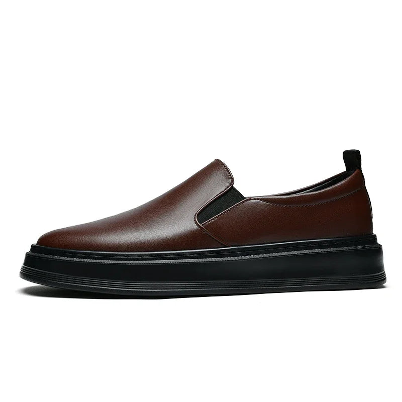 Leather Slip-On Loafers – Men's Casual Shoes | Savoni