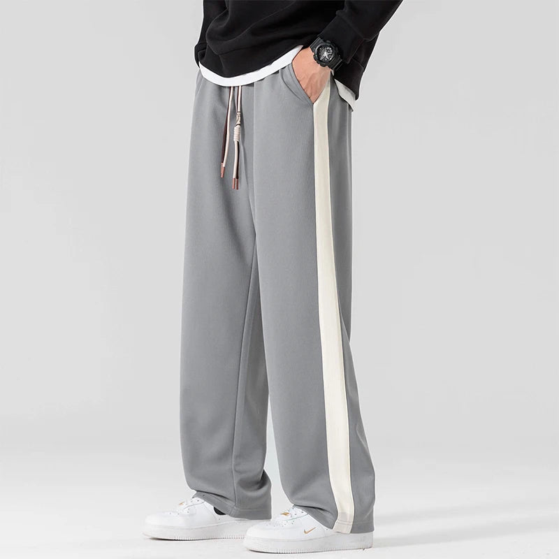 Wide-Leg Sweatpants Side Stripe – Men's Relaxed Fit Joggers | Arden