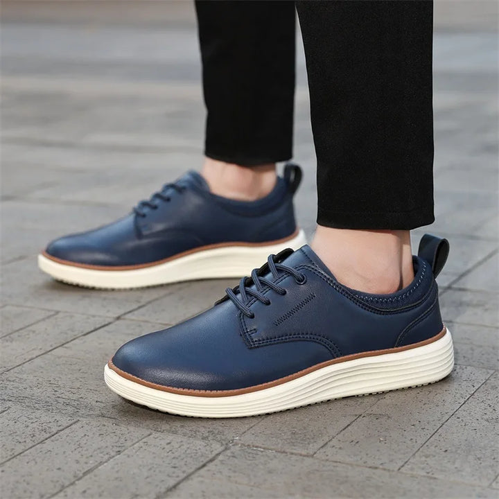Men's Leather Lace-Up Shoes | Savoni